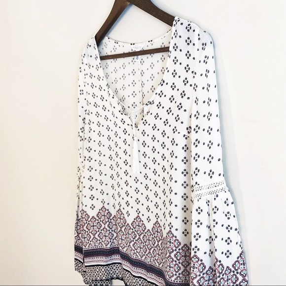 Aeropostale | bell sleeve boho top Size S - Picture 3 of 8